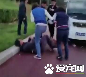 两女子和一条狗围攻老人 警方：因狗打架 