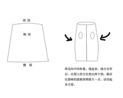 怎样给小猫做衣服 可自己动手DIY衣服