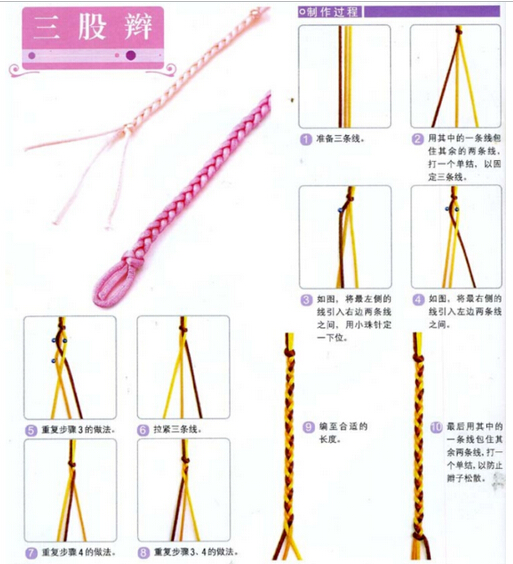 松鼠牵引绳怎么编 简单好上手美美哒