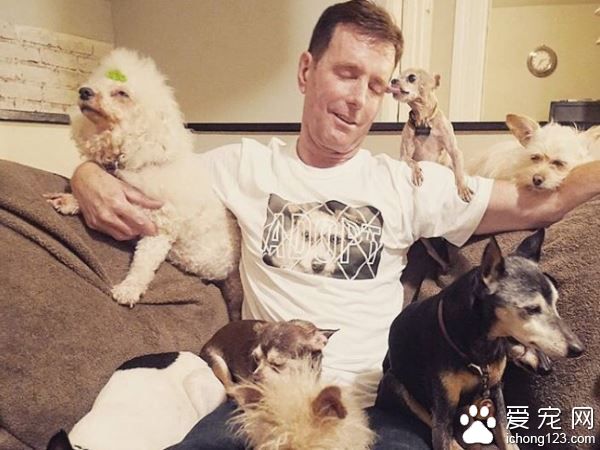美国男子打造10狗4鸟2猫1猪1兔和一池鱼的大家庭！