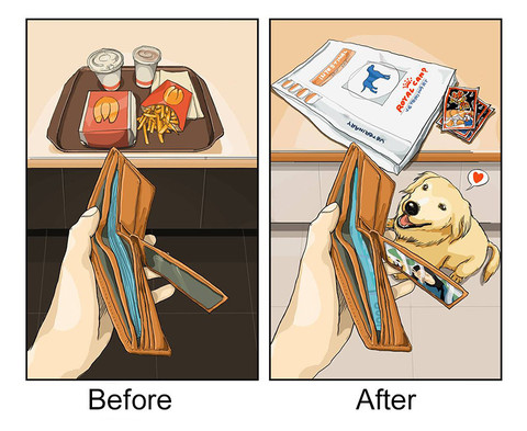有多少躺枪 养宠物前后的大对比，你中枪了吗？