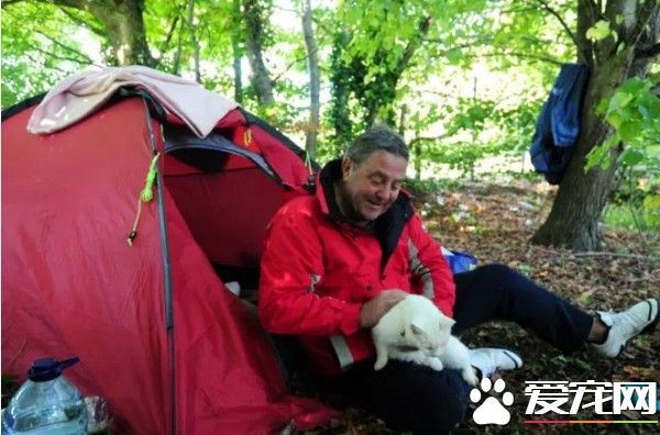 流浪汉不愿与猫咪分开 拒万元资助与住宿