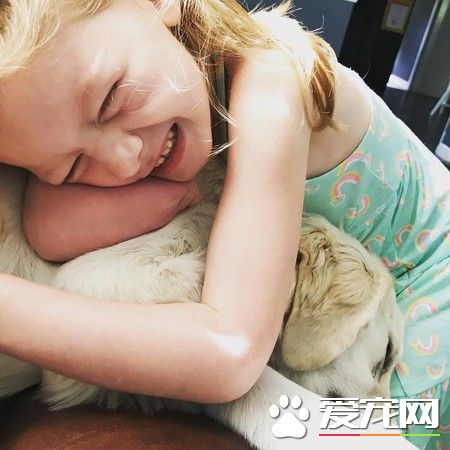 缺臂女孩和缺前脚狗狗 成为幸运鳍伙伴