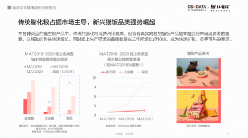 CBNData联合红嘴猫发布《猫咪饮食健康趋势洞察报告》