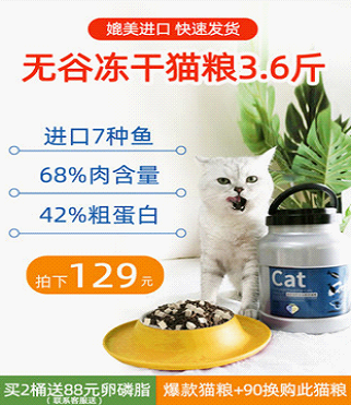 可汀猫粮，给猫主子最好的关爱