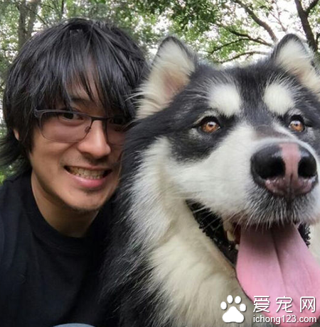 韩寒晒与宠物狗小马达合照 遭到众网友的一致调侃